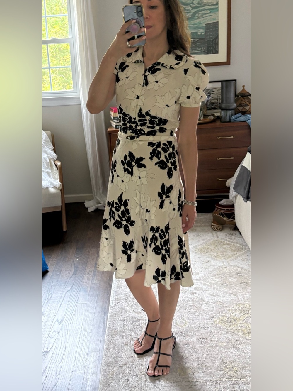 Ralph Lauren Blue Label Floral Silk Dress - Picture 3 of 8